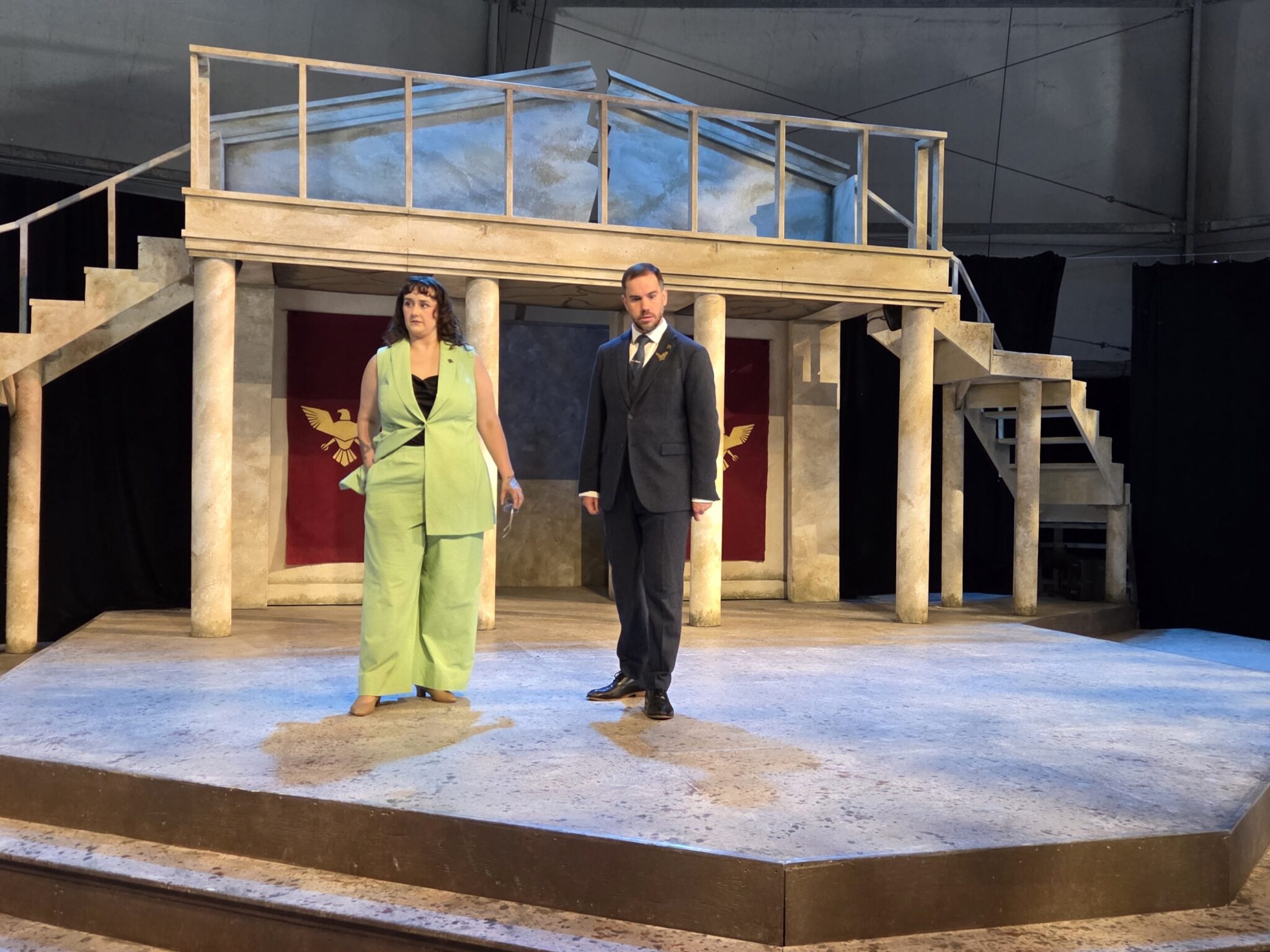 Review: Modern-day ‘Julius Caesar’ fights to find its footing